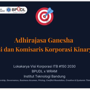 Adhirajasa Ganesha Direksi dan Komisaris Korporasi Kinarya ITB